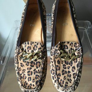 Elle Leopard Print Loafers